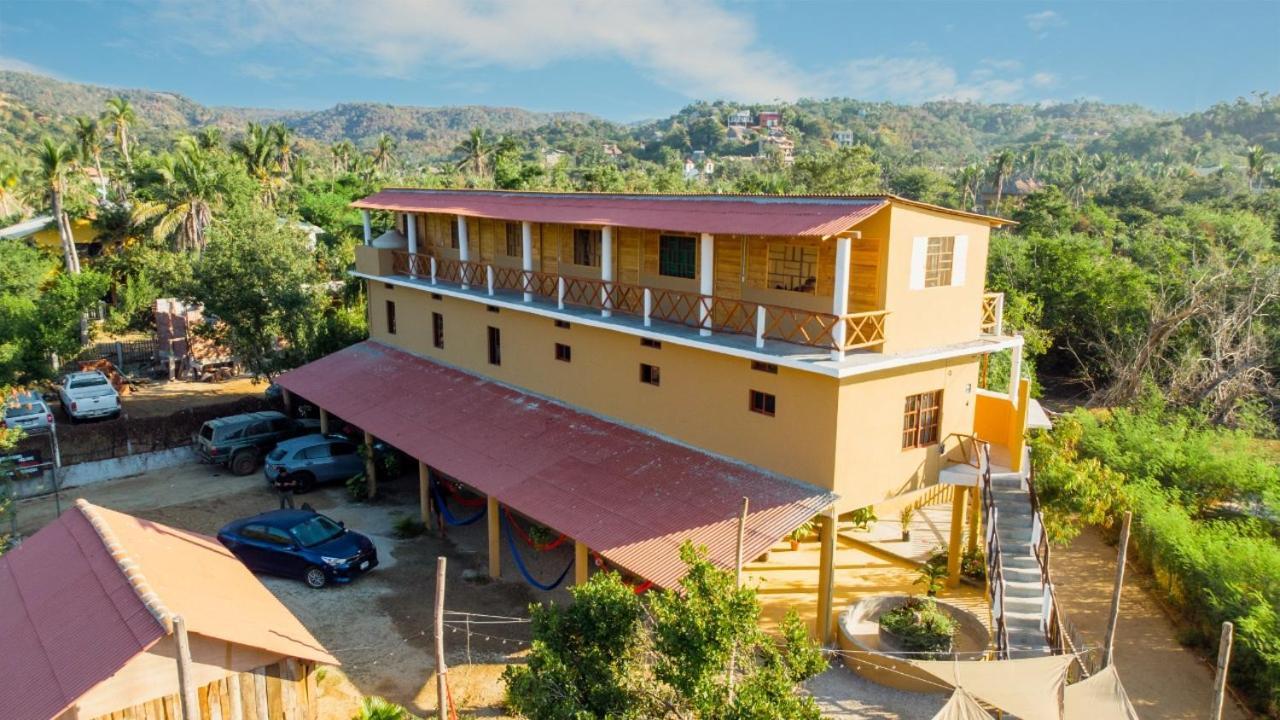 La Playa Hostel Mazunte Εξωτερικό φωτογραφία